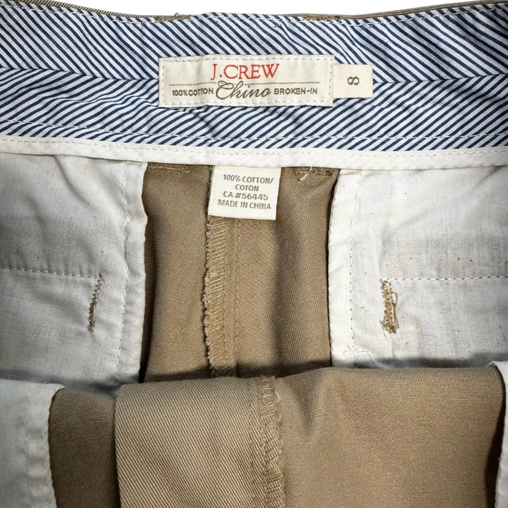 J.Crew Classic 5” Chino Women's Shorts Size 8
